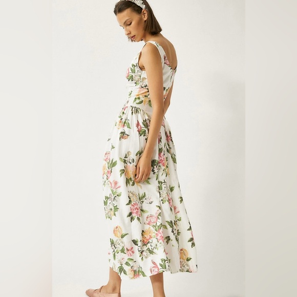 Tach Shisha Linen Floral Maxi Dress - Picture 4 of 8